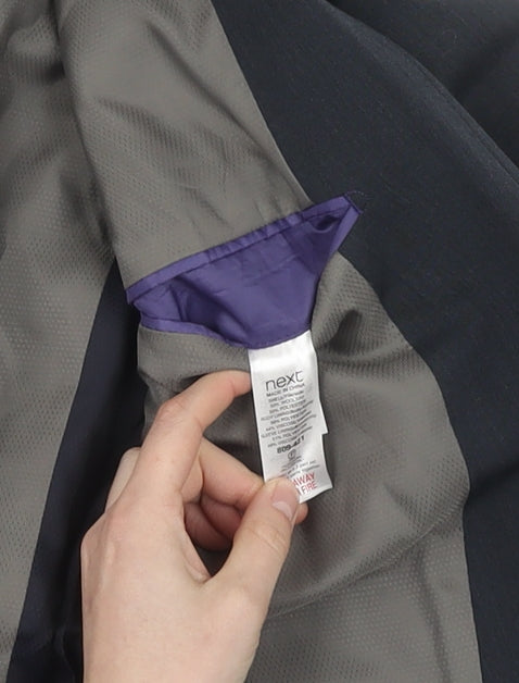 Next Men's Grey Blazer, 38R, Single-Breasted