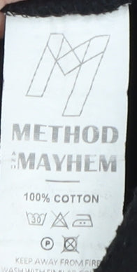 Method and Mayhem Men's Black XS Pullover Sweatshirt