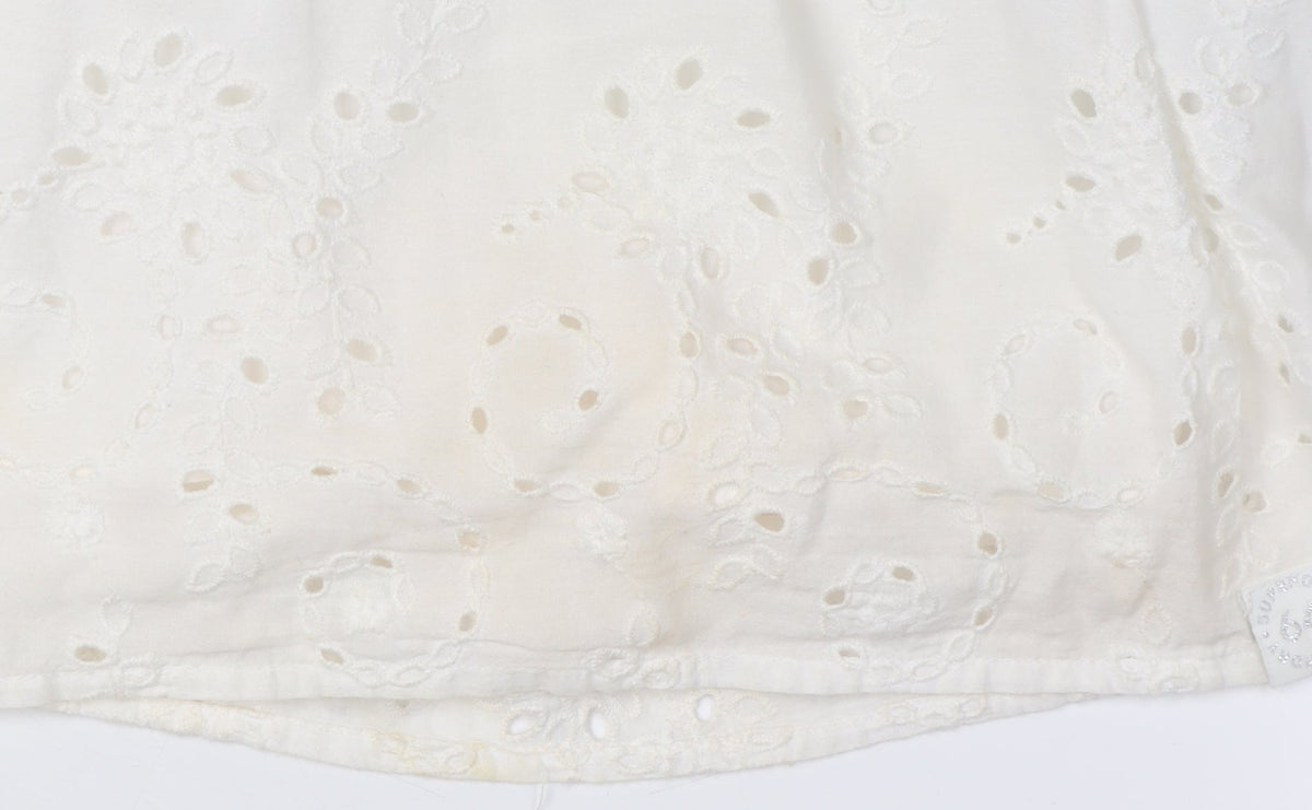 Superdry Women's White A-Line Dress Size 6