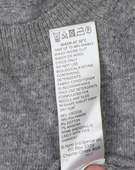 Marks & Spencer Grey Women’s Pullover Jumper Size 12