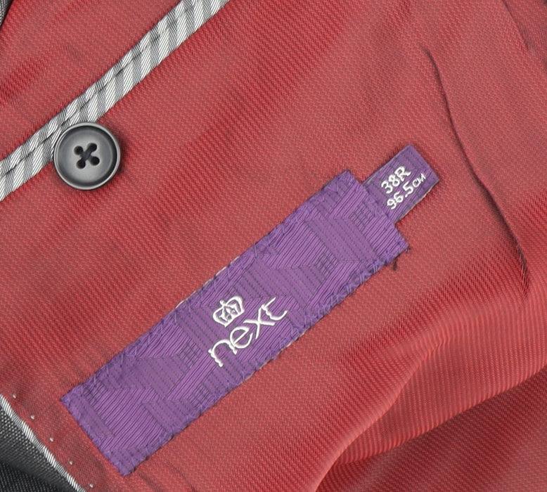 Next Men's Grey Slim Blazer 38R