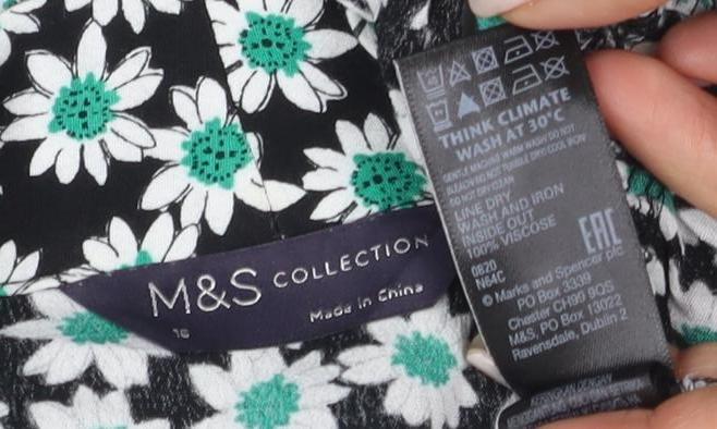 Marks & Spencer Women's Floral Tunic Blouse, Size 12