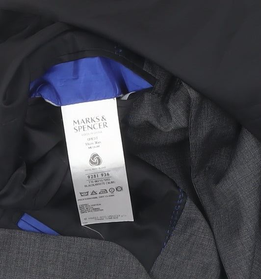 Marks & Spencer Men's Grey Suit Jacket, Size 36R