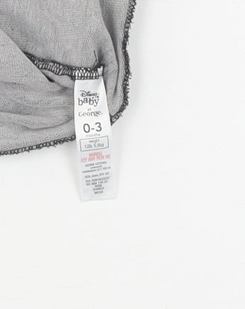 George Disney Baby Jumper Dress Grey, 0-3 Months
