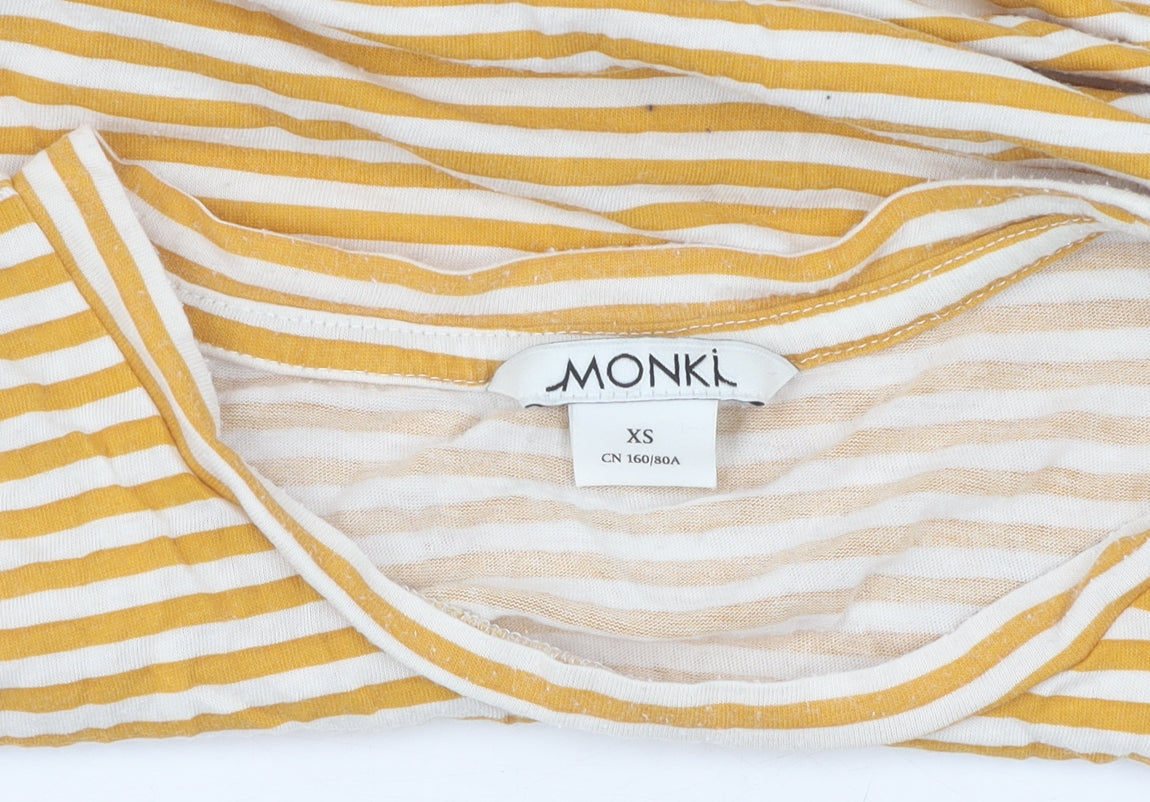 Monki Women's Multicoloured XS Basic T-Shirt