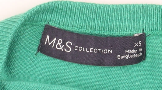 Marks & Spencer Women's Green XS Pullover Jumper