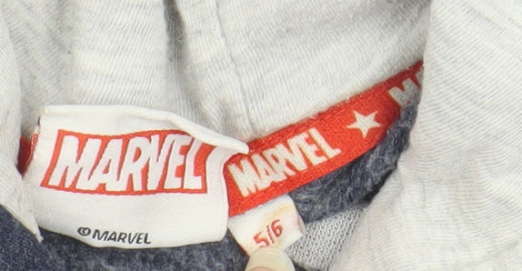 Marvel Boys Blue Sequin Hoodie Size 5/6