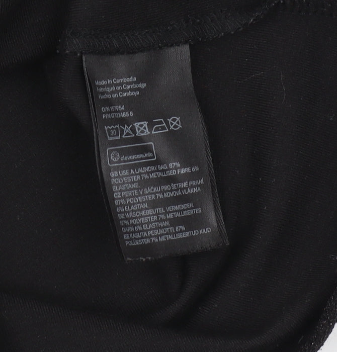 H&M Women's Black Off-Shoulder Blouse - Size M