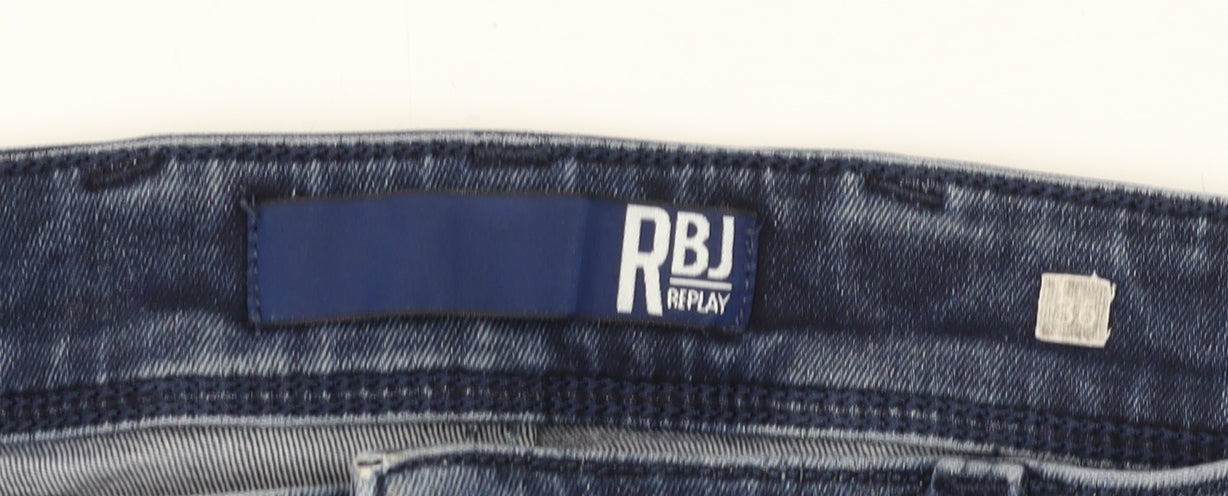 Replay Men's Blue Straight Jeans Size 36