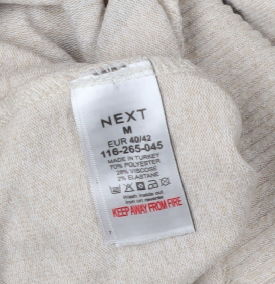 Next Women's Beige Animal Print Pullover M