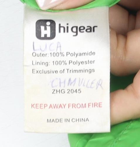 Higear Boys Green Windbreaker Jacket 3-4 Years