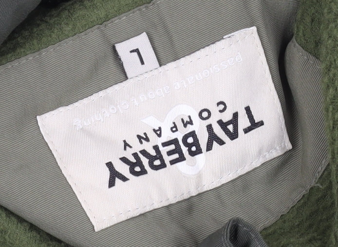 Tayberry Men's Green Basic Jacket L - Autumn/Winter Casual