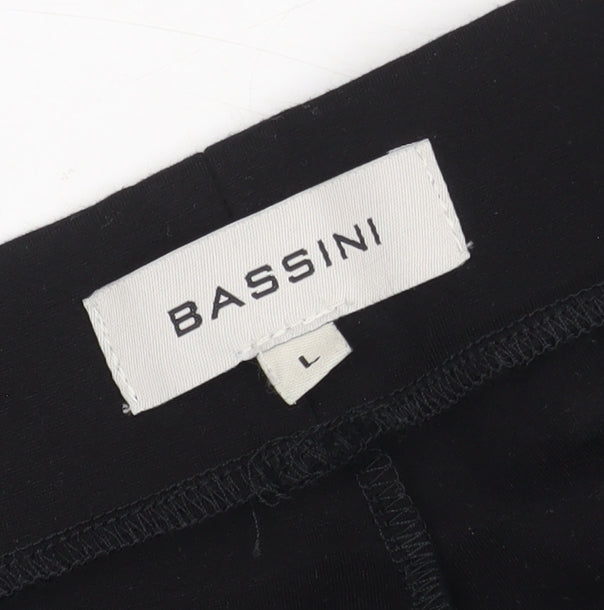 Bassini Women's Black Jeggings L Slim Fit Stretch
