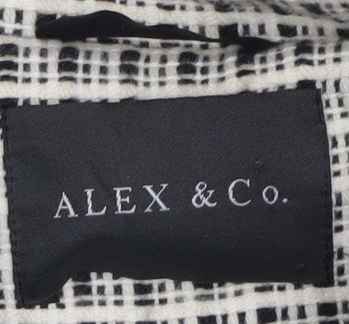 Additional view of Alex & Co. Women's Black Check Jacket, size 16