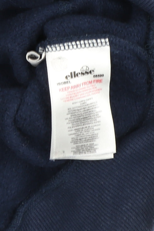 Ellesse Boys Blue Pullover Hoodie, Size 10 Years, Graphic Logo
