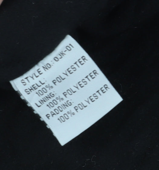 Boronia Men's Black Mid-Length Jacket M