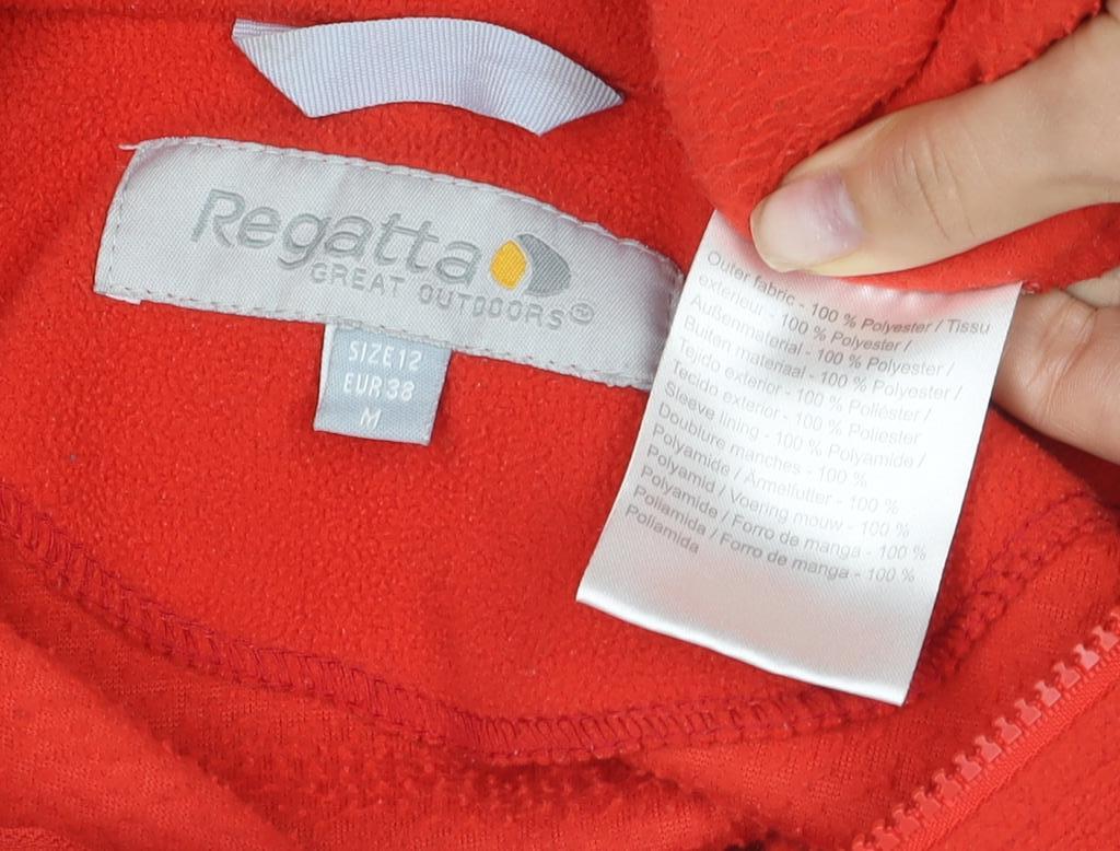 Regatta Women's Red Fleece Jacket Size 12