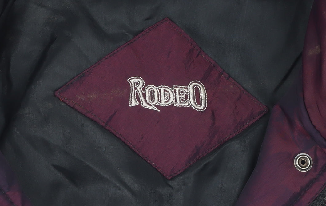 Rodeo Women's Purple Bomber Jacket Size 12