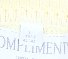 Compliments Women's Yellow Cotton Jumper L
