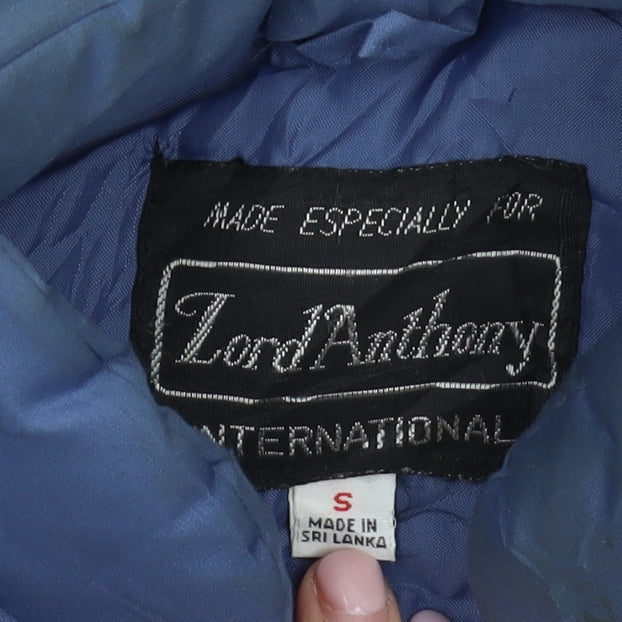 Lord Anthony Men's Blue S Puffer Waistcoat