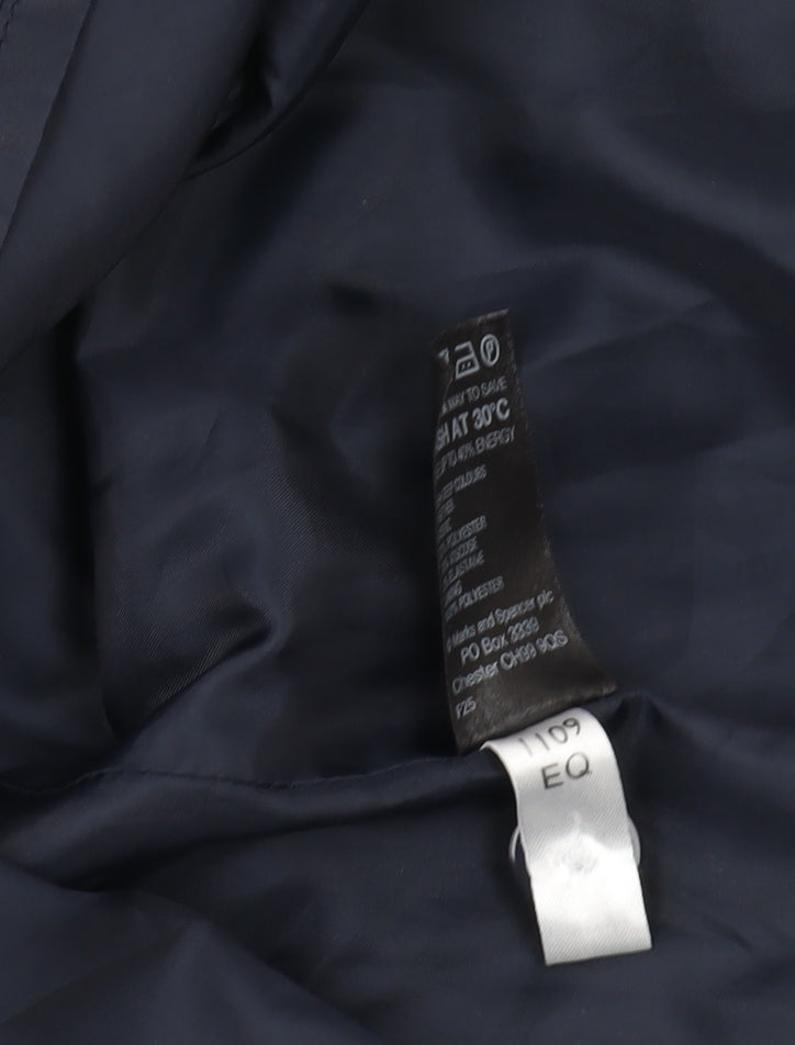 Marks & Spencer Women's Blue Shift Dress Size 14
