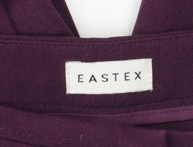 Eastex Women's Purple Straight Trousers Size 10