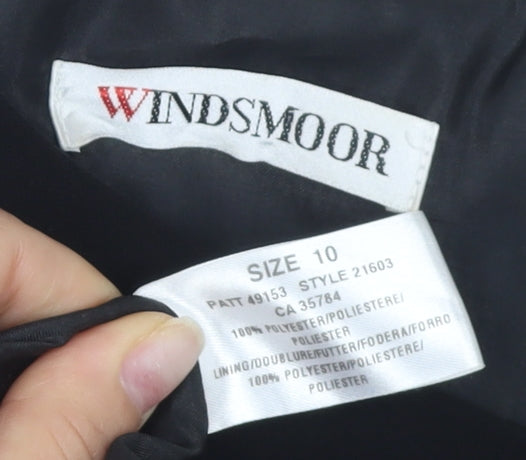 Windsmoor Women's Black Sheath Dress Size 10 Formal