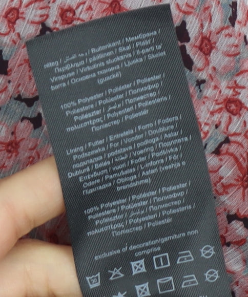Brand and care label for Jacqueline de Yong Floral Blouse Multicoloured, size 10