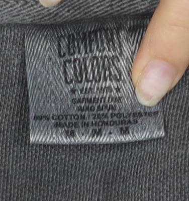 Comfort Colors Men's Grey Medium Pullover Sweatshirt