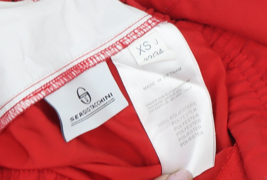 Sergio Tacchini Boys' Red Athletic Shorts XS