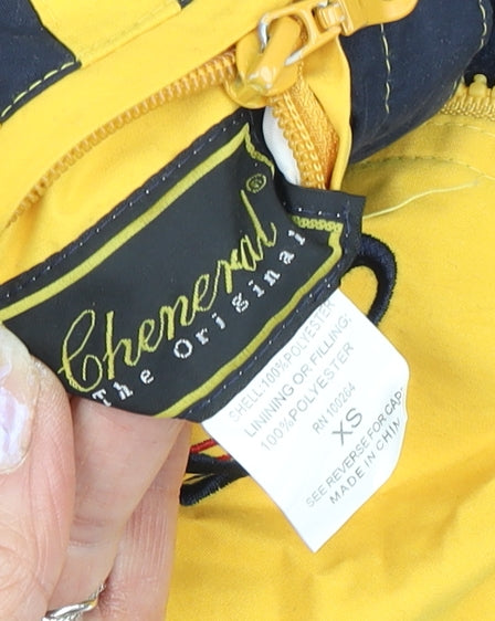 Chenernal Unisex Yellow Puffer Jacket 0-3 Months