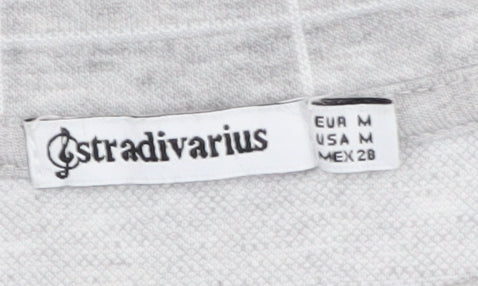 Stradivarius Women's Grey Pullover Jumper Size 12