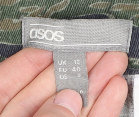 Asos Women’s Camouflage Trousers, UK 12