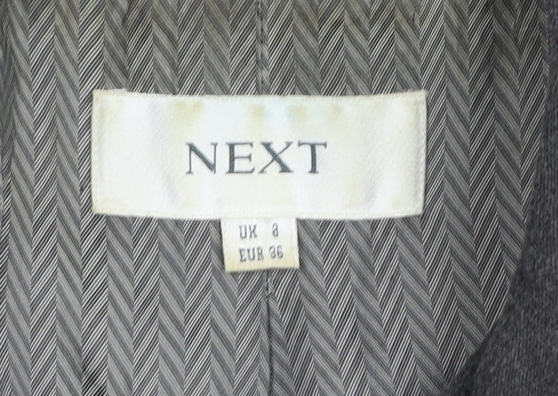Next Women's Black Mid-Length Jacket Size 8