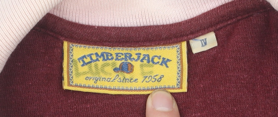 Timberjack Men's Green Pullover Sweatshirt L