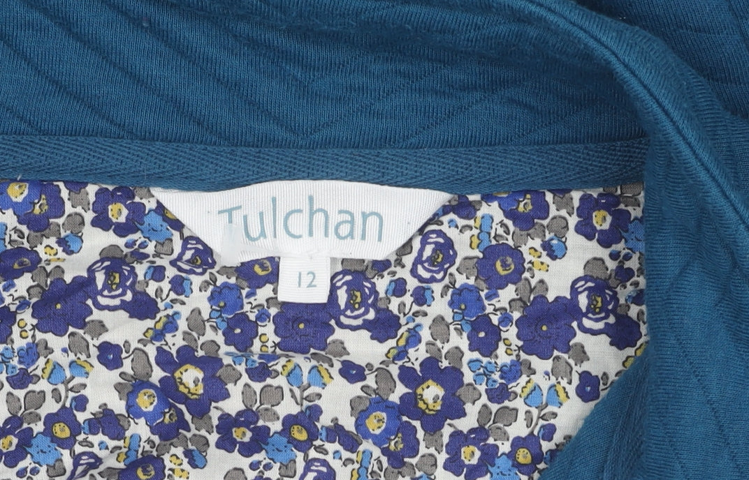 Tulchan Women's Blue Mid-Length Jacket Size 12