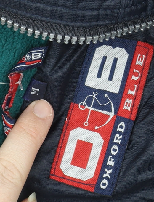 Oxford Blue Men's Blue Windbreaker Jacket M