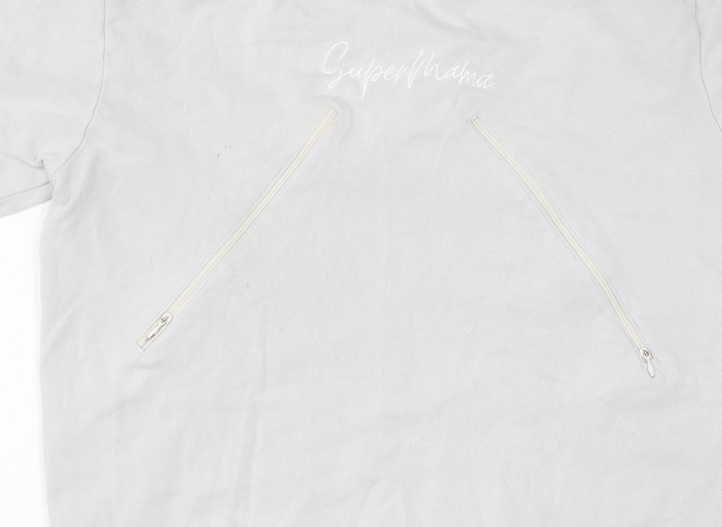Sienna Women’s White Pullover Sweatshirt, Size 14