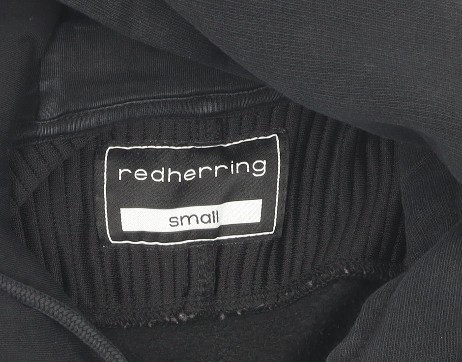 Redherring Men's Black Pullover Hoodie Small Size