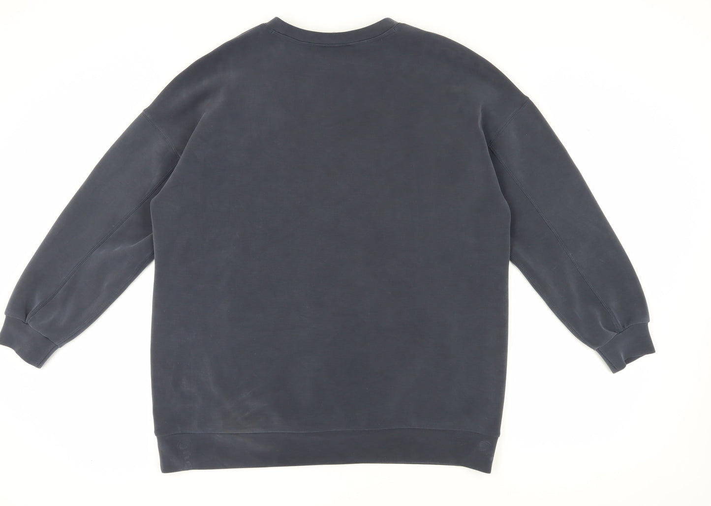 Next Women's Blue Sweatshirt, L, Modal Blend, Crew Neck
