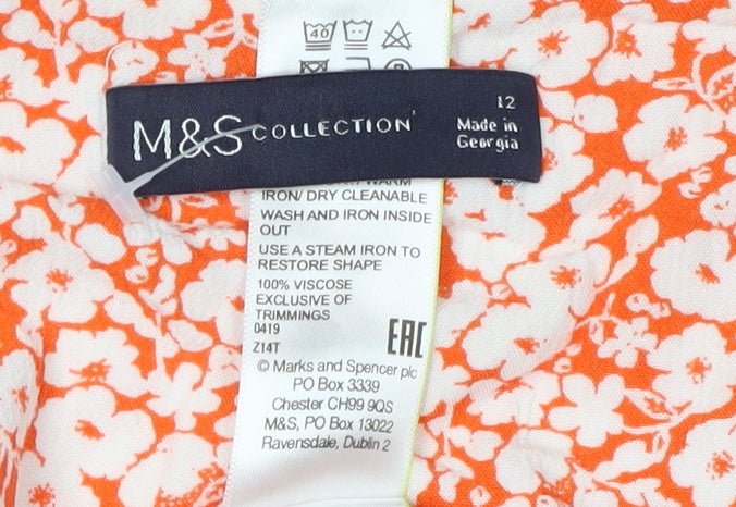 Marks & Spencer Women's Floral Blouse, Size 12