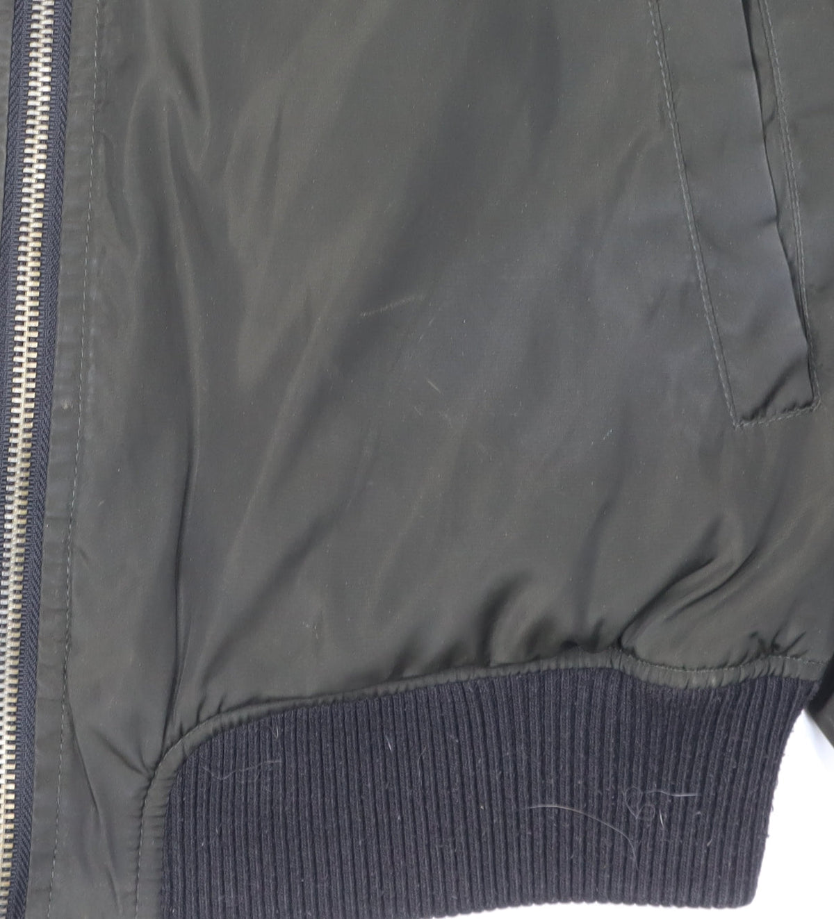 New Look Women’s Green Bomber Jacket, Size 10