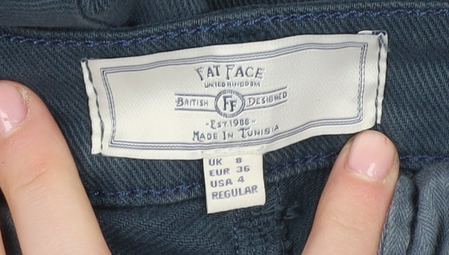 FatFace Women's Blue Regular Fit Jeans, Size 8