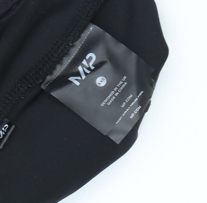 Myprotein Boys Black XS Athletic Shorts, Quick Dry, Reflective
