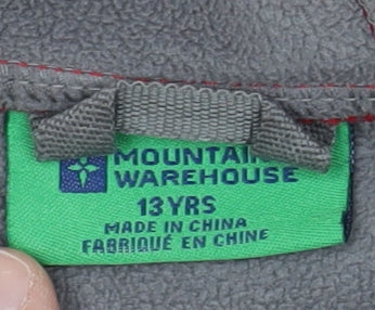 Mountain Warehouse Boys Red Hooded Jacket Size 13 Years