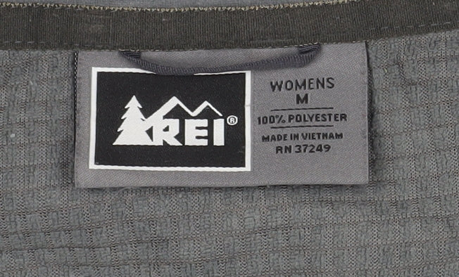 REI Women's Blue Full Zip Basic Jacket, M, Casual, Outdoor