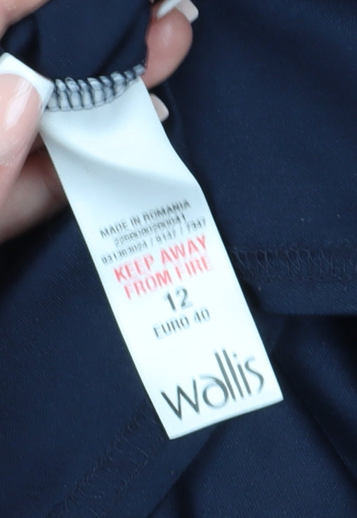 Wallis Women's Multicoloured Floral Midi Dress - Size 12