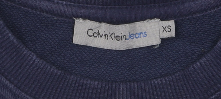 Calvin Klein Kids Blue XS Pullover Sweatshirt