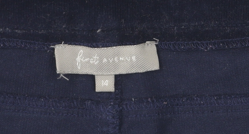 First Avenue Women's Blue Skinny Trousers