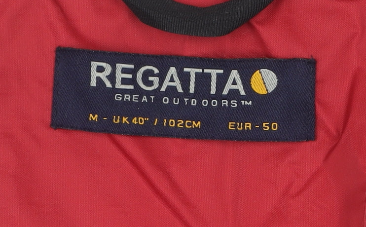 Regatta Red Waterproof Hooded Women's M Rain Coat